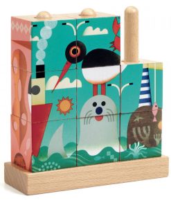 Деревянные кубики-головоломка «В море»