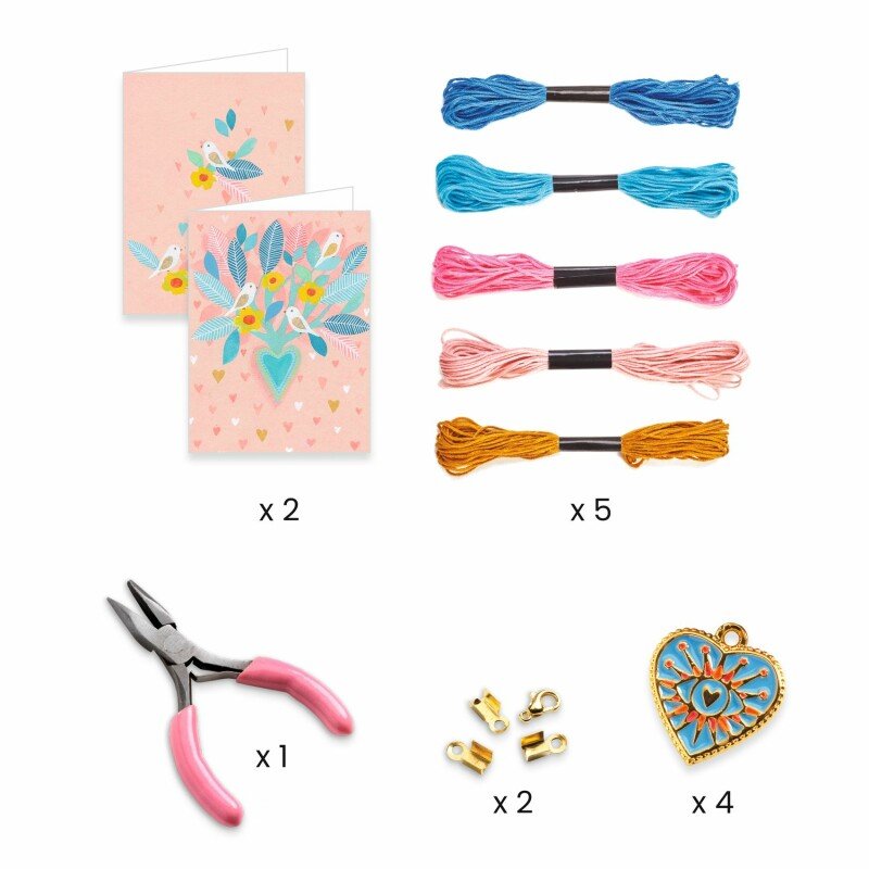 Набор для творчества “Браслеты дружбы сплетенные сердца” - Image 2
