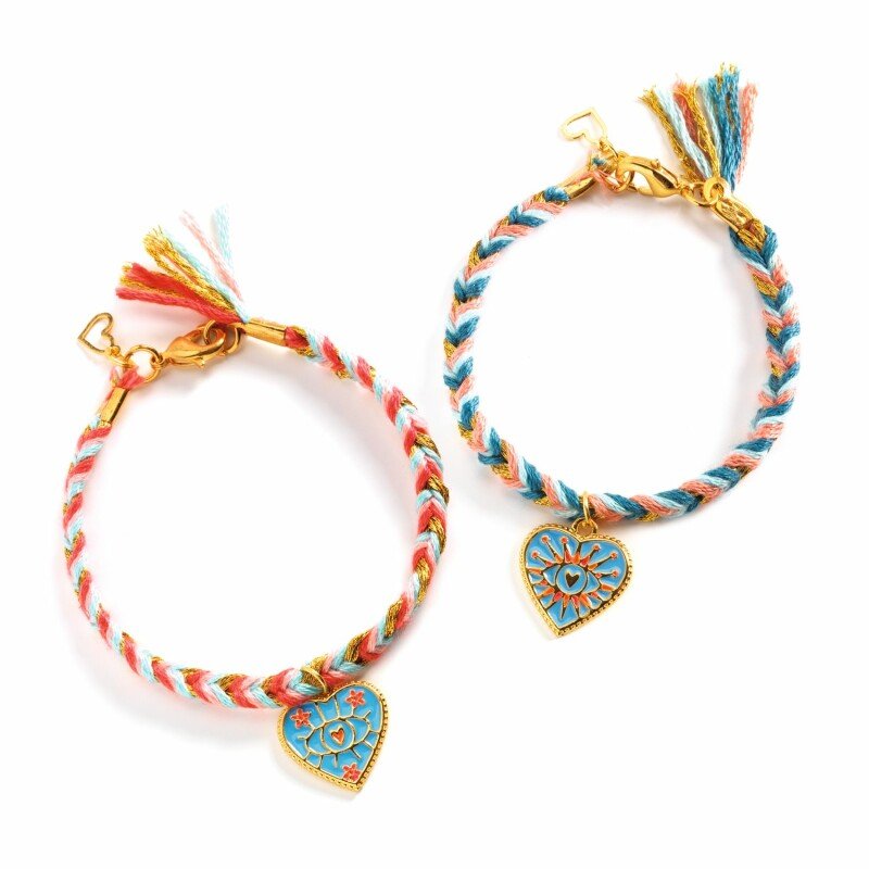 Набор для творчества “Браслеты дружбы сплетенные сердца” - Image 4