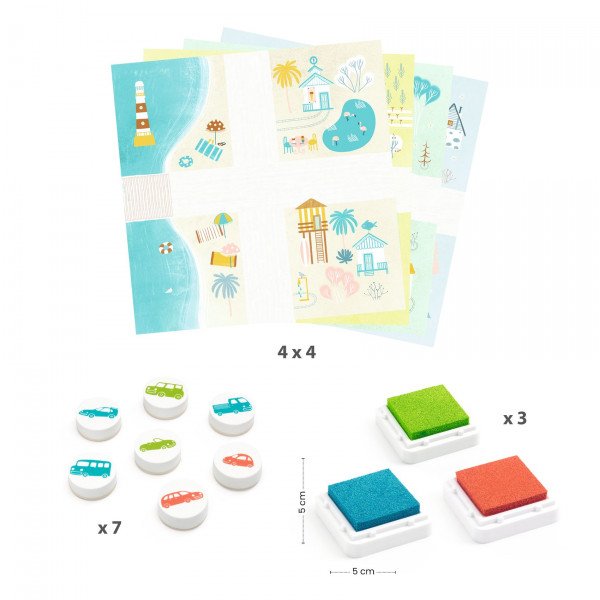 Набор для творчества со штампами "Транспорт" - Image 2