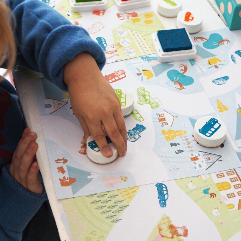 Набор для творчества со штампами "Транспорт" - Image 3