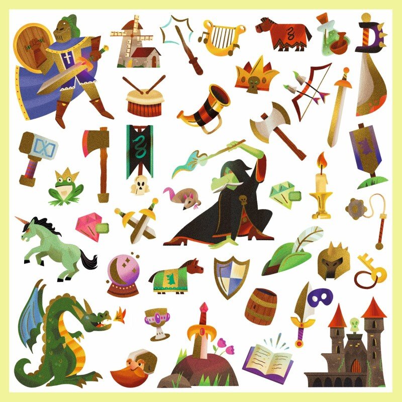 Наклейки «Средневековье» (160 шт.) - Image 3