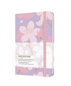 Карманный блокнот Moleskine Sakura, с пустыми страницами, в твердой тканевой обложке