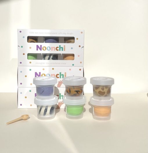 Экологически чистый пластилин Noonchi Set 04 Animalistic