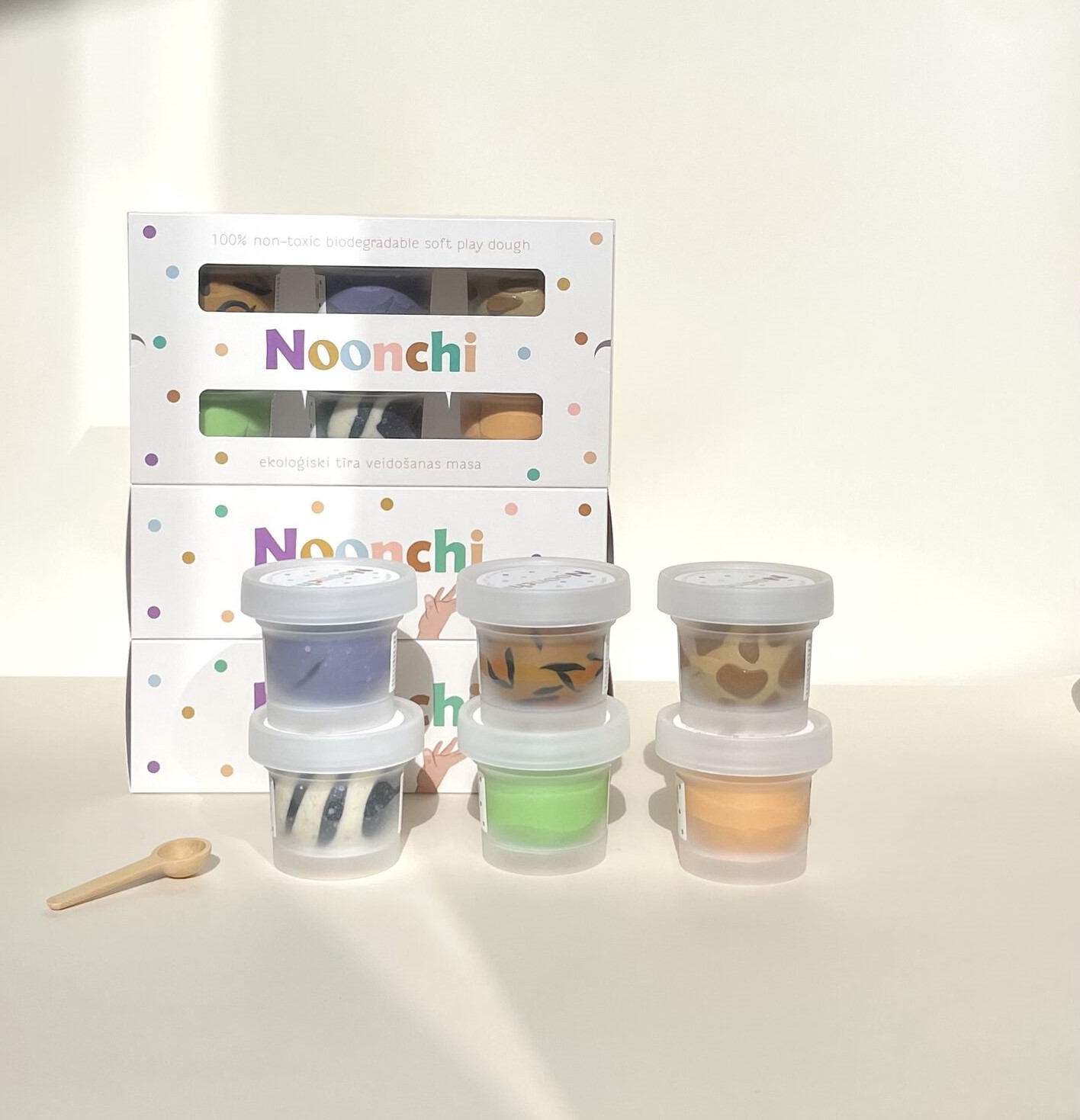 Экологически чистый пластилин Noonchi Set 04 Animalistic