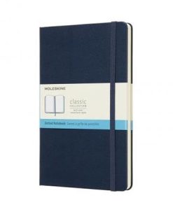 Записная книжка Moleskine Classic, в точку, в твердой обложке, синяя