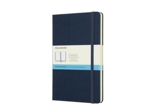 Записная книжка Moleskine Classic, в точку, в твердой обложке, синяя