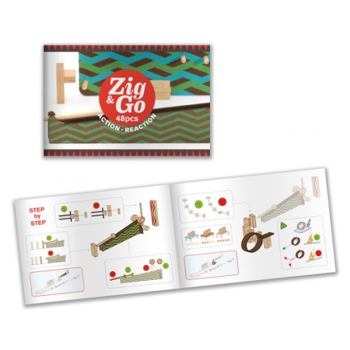 Деревянный конструктор Djeco Zig&Go, 48 деталей - Image 3