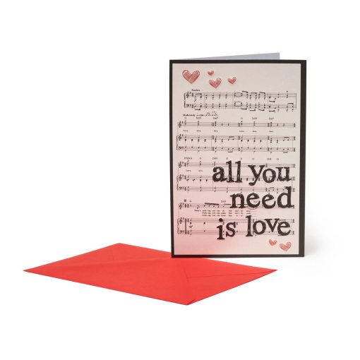 Открытка All You Need is Love