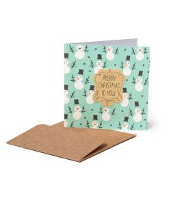 Открытка Snowman