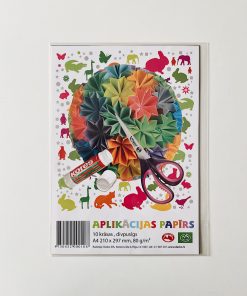 Цветная бумага для аппликаций