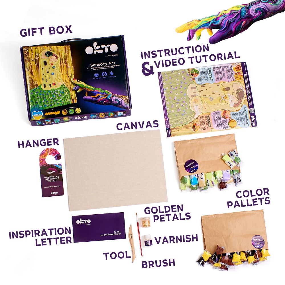 Набор для творчества 3D картина “Поцелуй” - Image 2