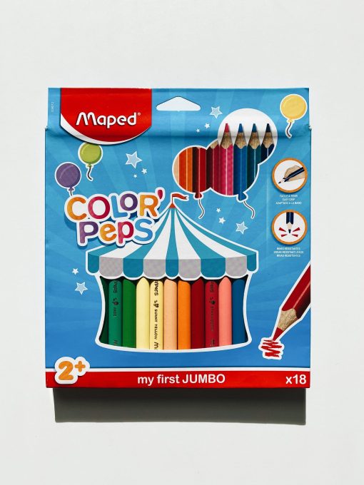 Цветные карандаши 18 шт. Color’Peps My First Jumbo