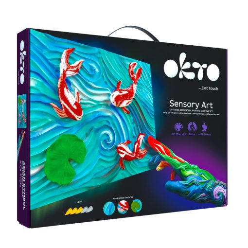 Набор для творчества 3D картина “Карпы кои”