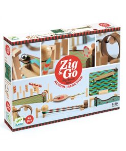 Деревянный конструктор Djeco Zig&Go, 48 деталей