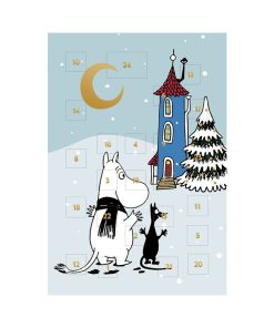 Открытка адвент-календарь "Муми дом"