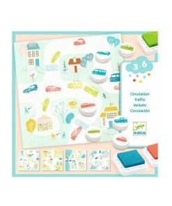 Набор для творчества со штампами "Транспорт"