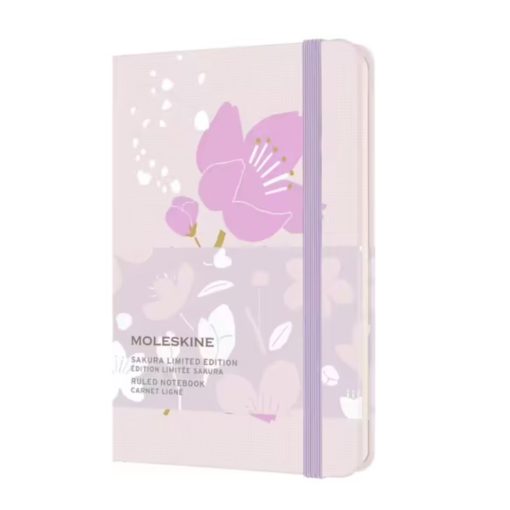 Записная книжка Moleskine Sakura, в линейку, в твердой тканевой обложке