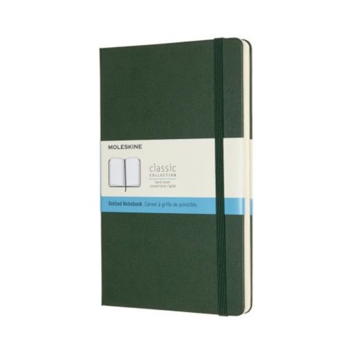 Блокнот Moleskine Classic в точку, в твердой обложке, миртовый зеленый