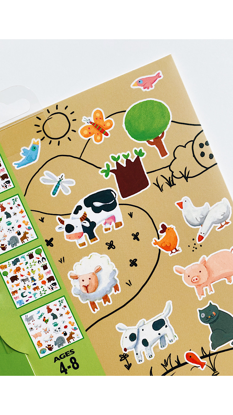 Наклейки "Животные" (160 шт.) (DJ08841) - Image 2