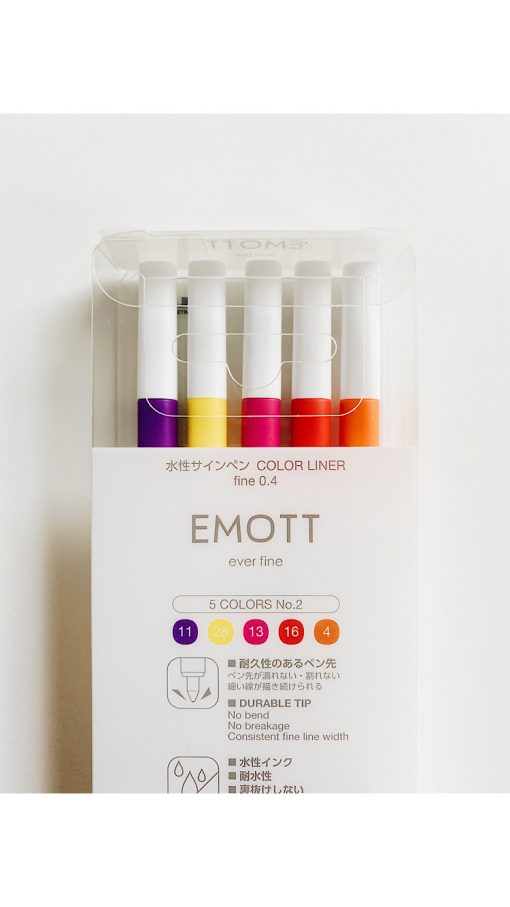 Маркеры Emott No.2 "Passion colors"