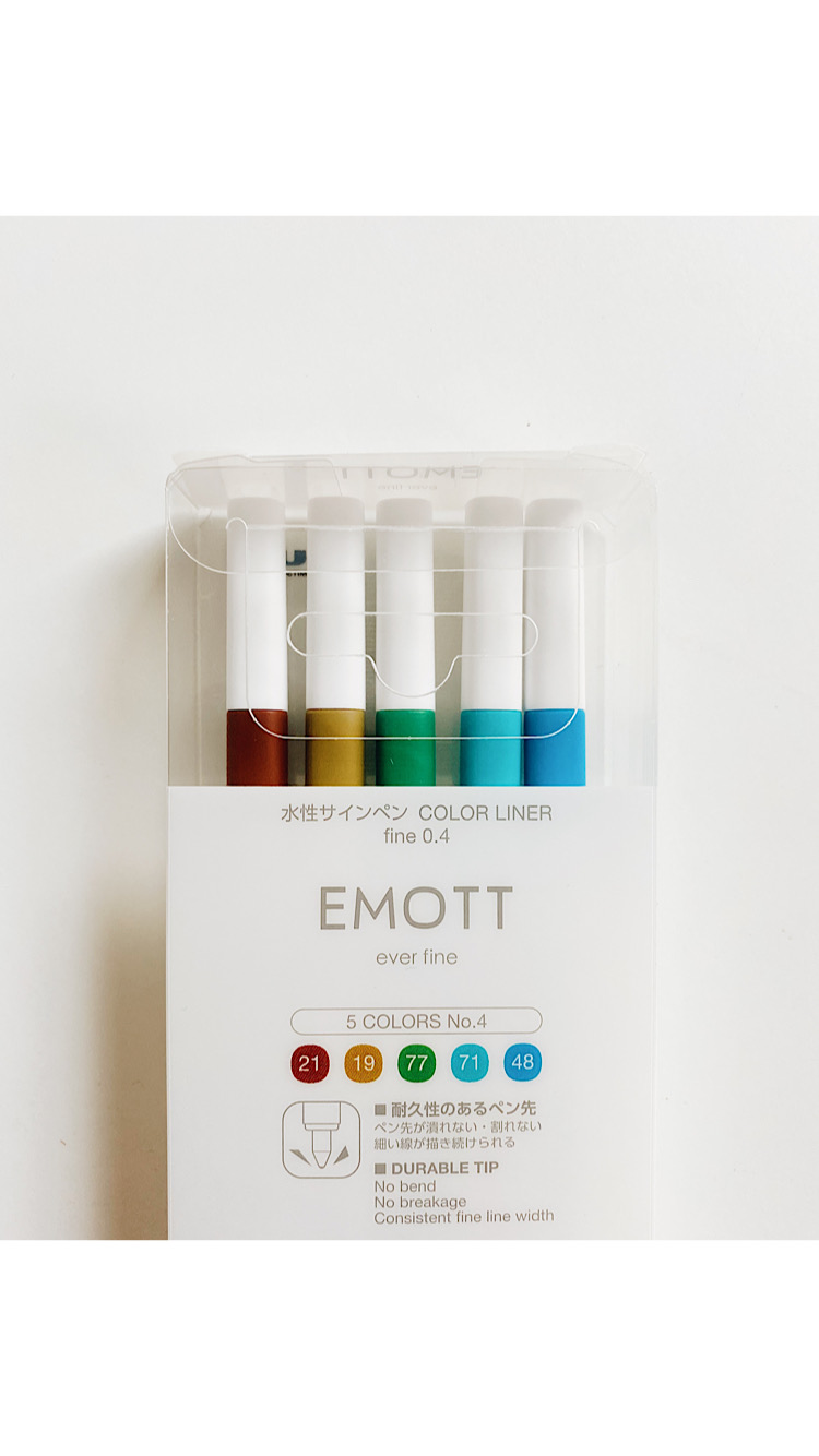 Маркеры Emott No.4 "Island colors"