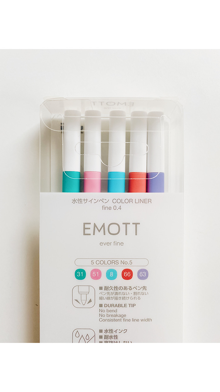 Маркеры Emott No.5 "Candy Pop colors"