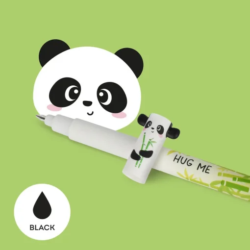 Гелевая стираемая ручка "Panda", черная - Image 3