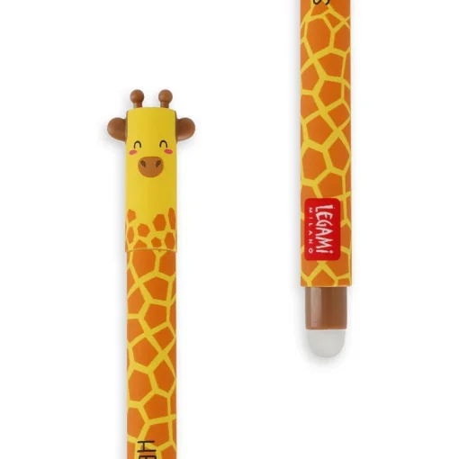 Гелевая стираемая ручка «Giraffe», черная - Image 2