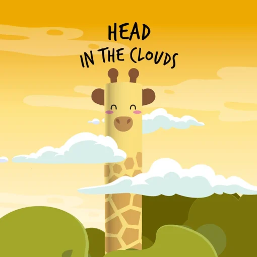 Гелевая стираемая ручка «Giraffe», черная - Image 4