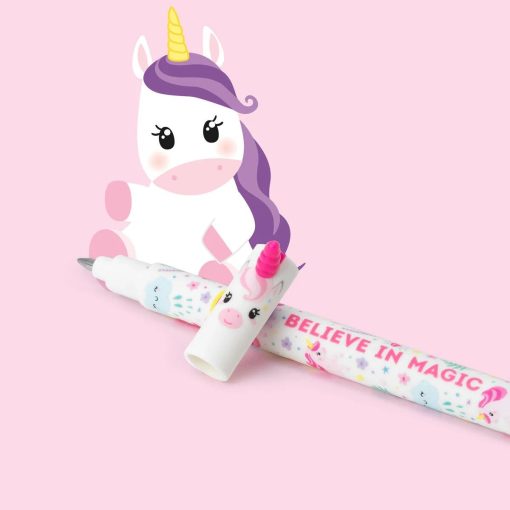 Гелевая стираемая ручка «Unicorn», розовая - Image 3