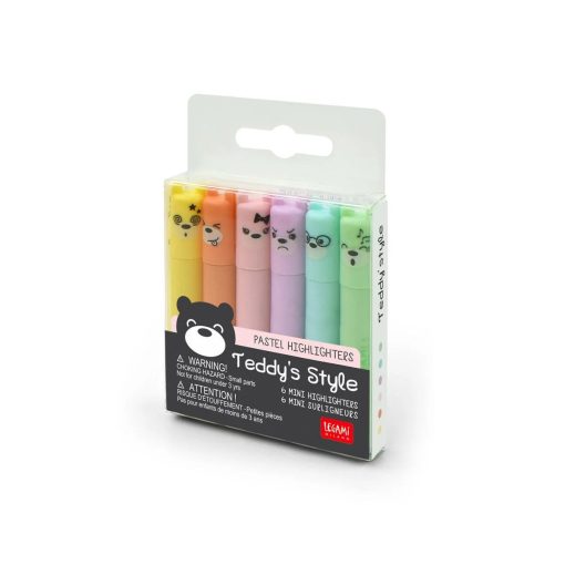 Пастельные мини-маркеры "Teddy's Style", 6шт.
