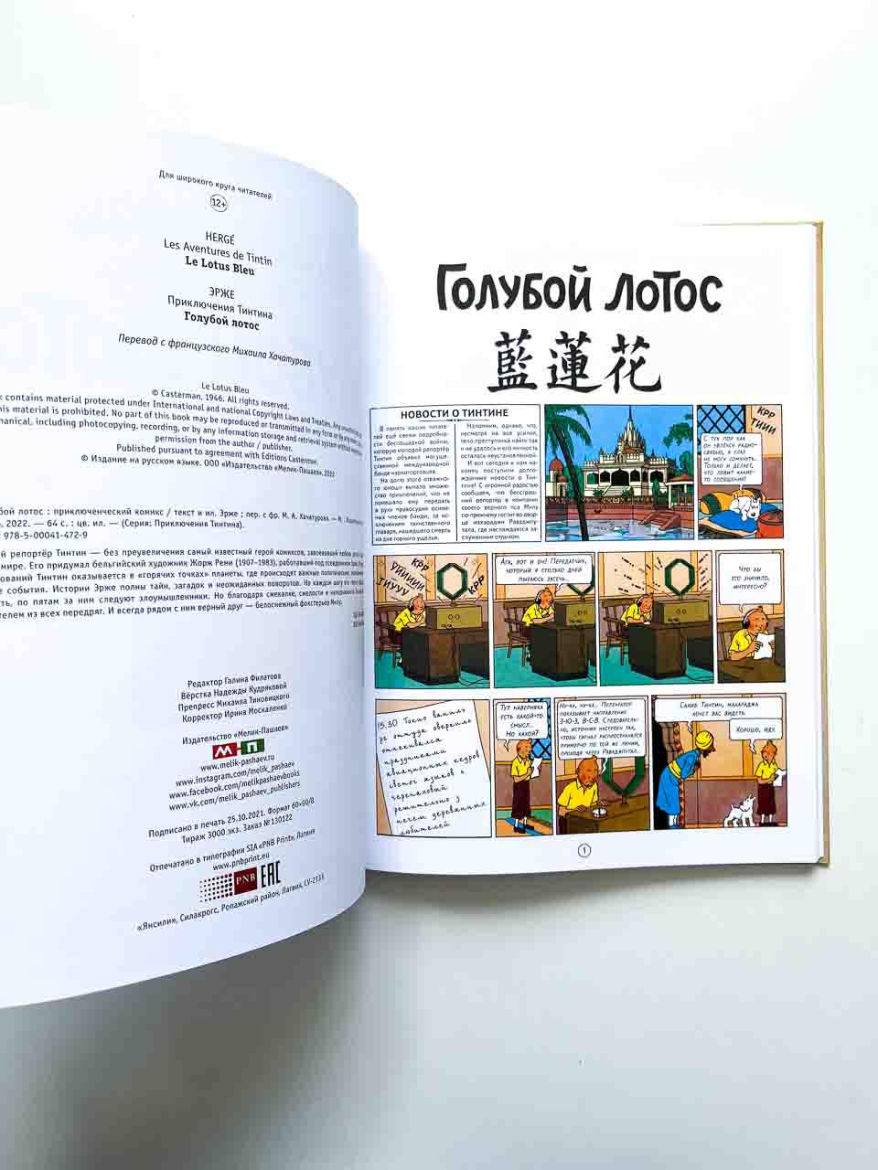 Приключения Тинтина. Голубой лотос - Image 2