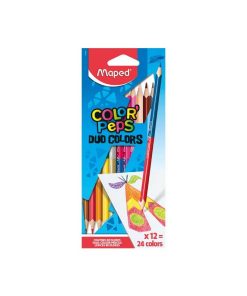 Цветные карандаши Duo Color'peps 12 шт.