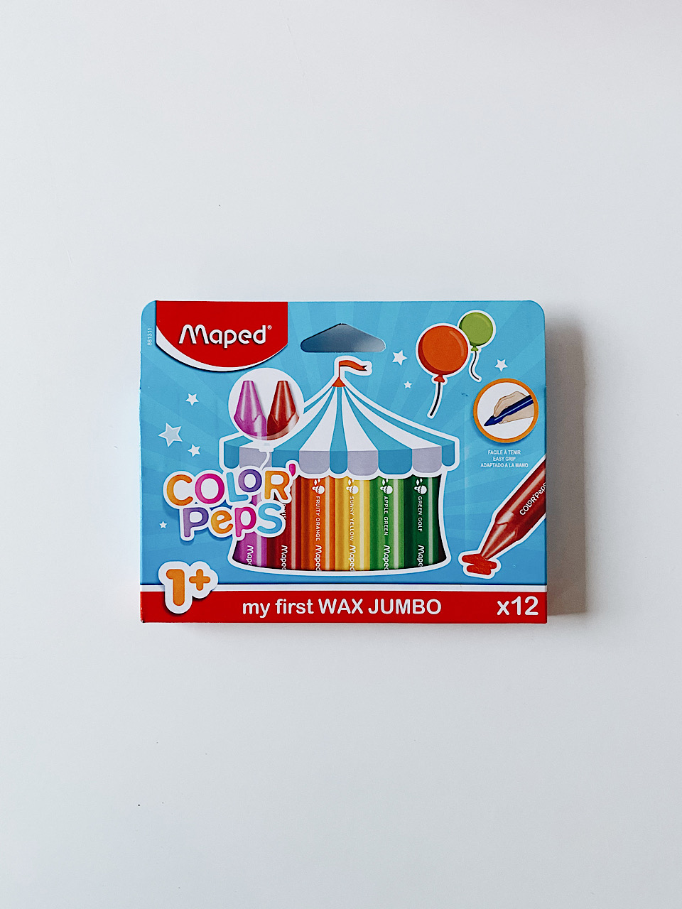 Восковые мелки 12 шт Color’Peps My First Jumbo