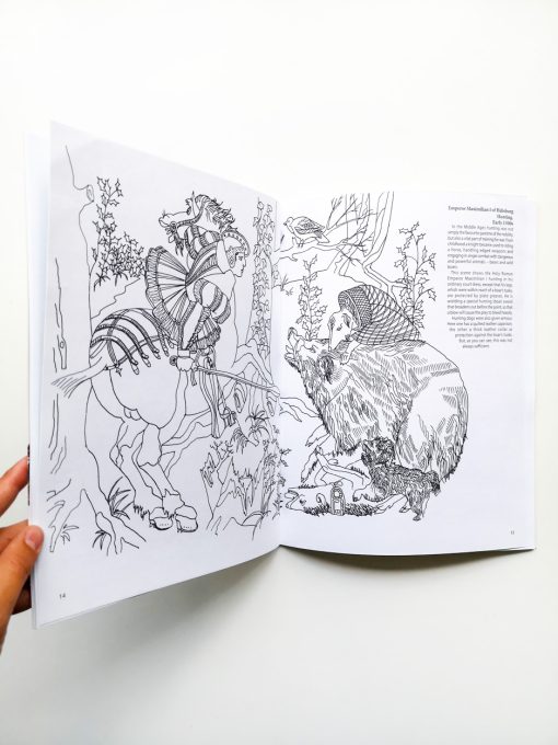 Military Costume in Mediaeval Europe. A colouring book with commentaries - Image 4