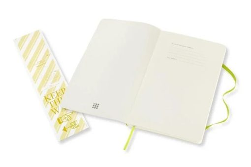 Записная книжка Moleskine Classic, в линейку, в мягкой обложке, салатовая - Image 3