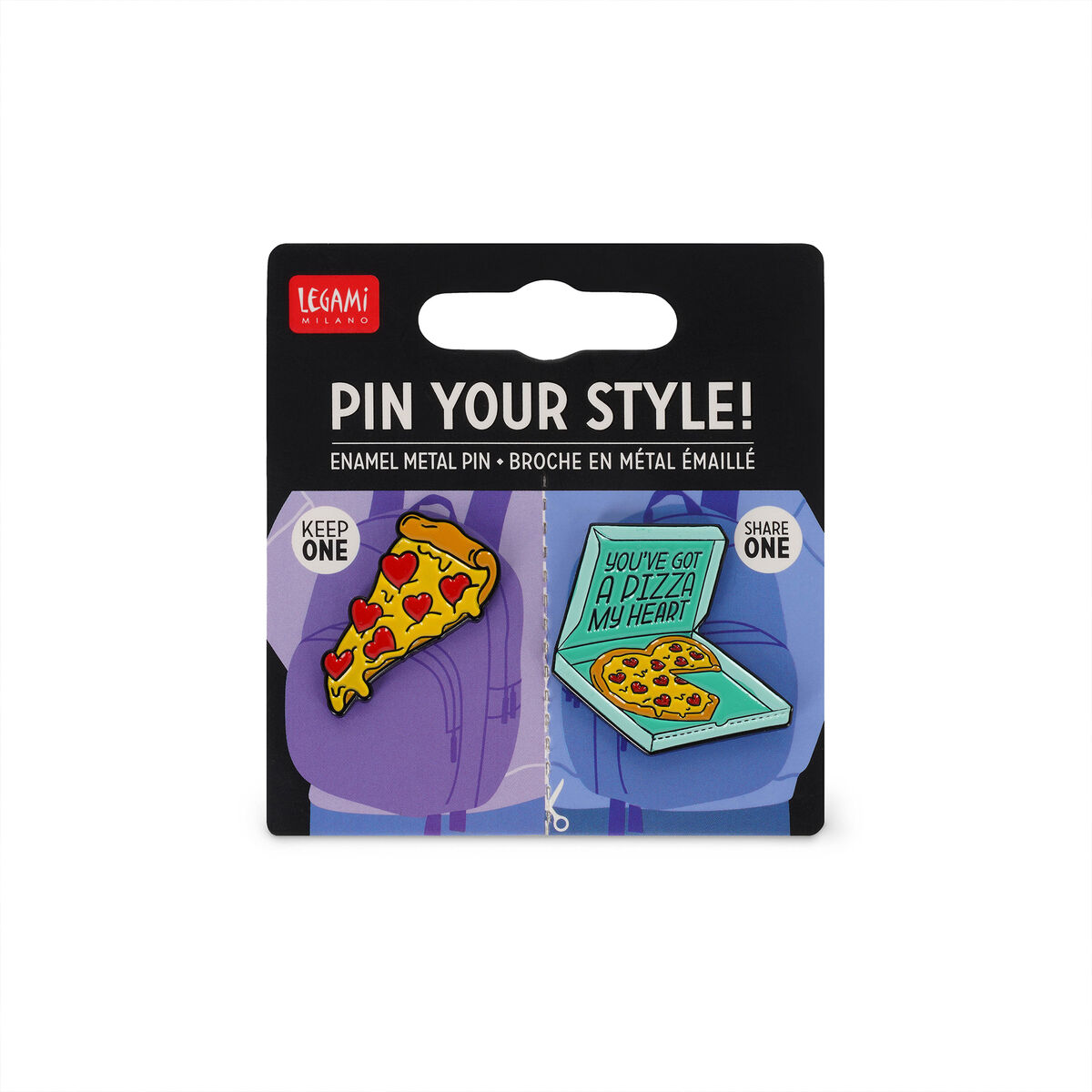 Набор металлических значков "Pizza" - Image 4