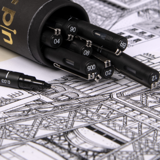 Набор маркеров Uni Pen (9 шт.) - Image 4
