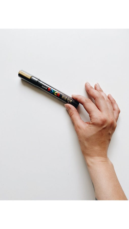 Маркер Posca 1.8-2.5мм, золотой
