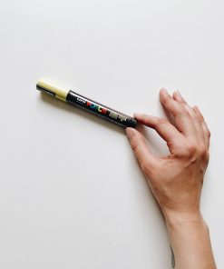 Маркер Posca 1.8-2.5мм, солнечно-желтый