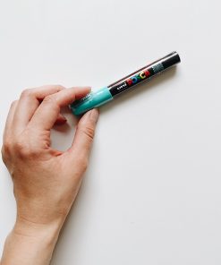 Маркер Posca 0.7мм, цвет морской волны