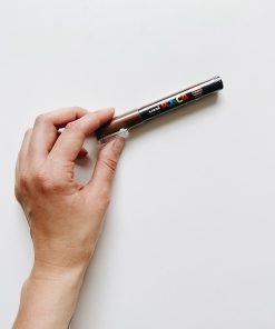 Маркер Posca 0.7мм, коричневый