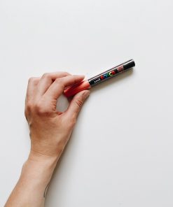 Маркер Posca 0.7мм, кораллово-розовый