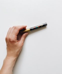 Маркер Posca 0.7мм, золотой
