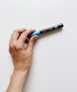 Маркер Posca 0.7мм, голубой