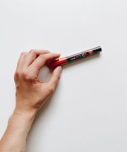 Маркер Posca 0.7мм, красный