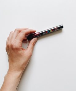 Маркер Posca 0.7мм, винно-красный