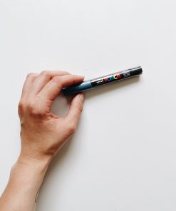 Маркер Posca 0.7мм, сланцево-серый