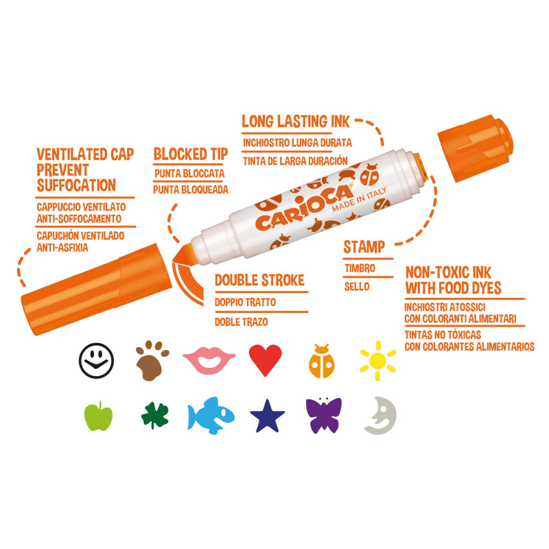 Фломастеры со штампами, 6 шт. - Image 2